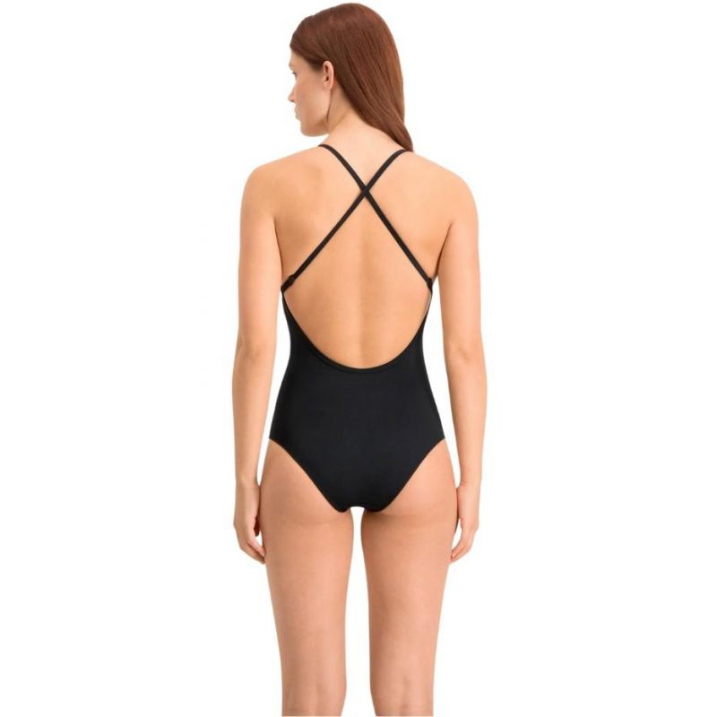 Puma Swim V-Neck Black Swimsuit W 935086 03