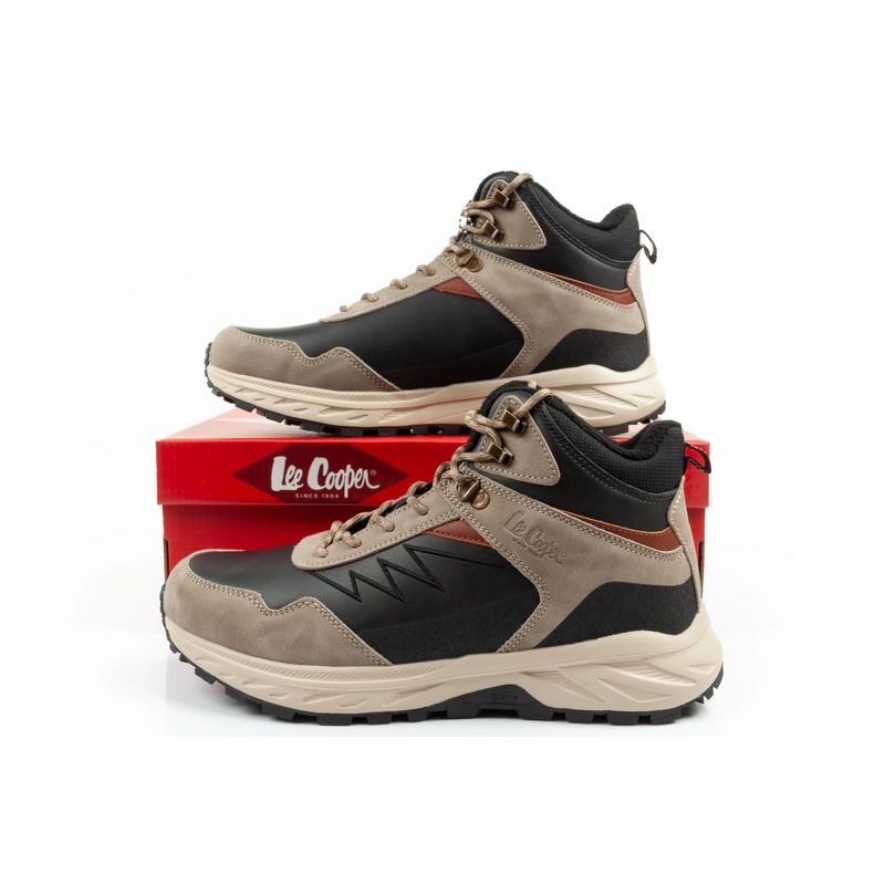 Lee Cooper men's winter hiking boots, insulated, high-ankle, beige, black In preparation Your Sports Performance