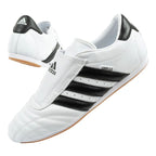 Adidas women's Taekwondo sports shoes white leather slip-on adidas