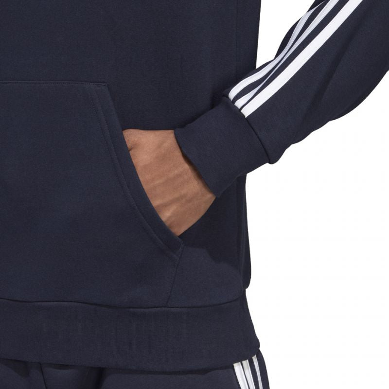 Sweatshirt adidas Essentials 3 Stripes Pullover French Terry black M DU0499 Clothing/Training Adidas