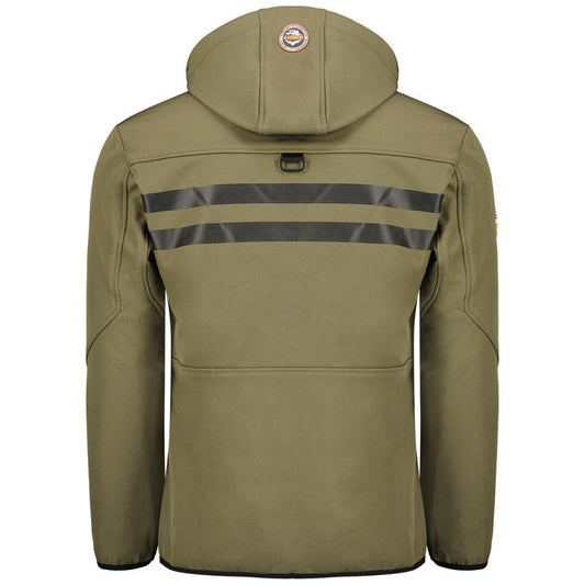 Geographical Norway Royaute DB 068 M WY1996H/GN-Kaki / Orange Softshell Jacket Clothing/Outdoor/Geographical Norway Your Sports Performance
