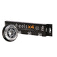 PU 76x24 82A BLACK WHEELS (4 pcs.) NILS EXTREME