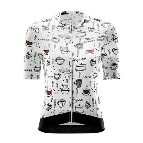 Rockbros 15110005003 Women's Short Sleeve Cycling Jersey S - White
