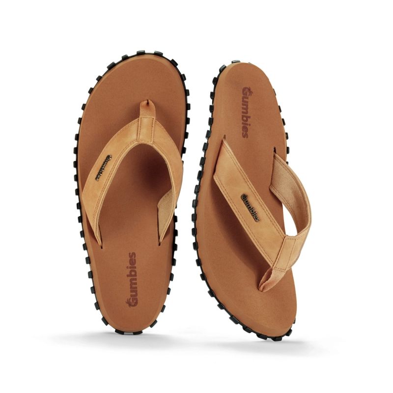Flip-flops Gumbies Vegovert Flip-Flops Unisex Tan M GU-FFVEG128 Footwear/Outdoor/Gumbies Your Sports Performance