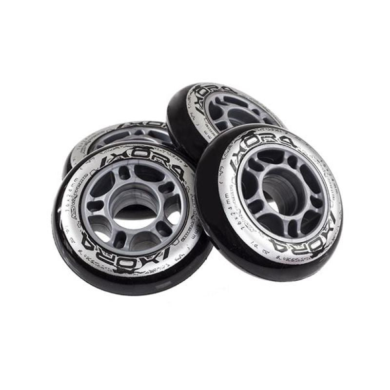 PU 76x24 82A BLACK WHEELS (4 pcs.) NILS EXTREME In preparation Your Sports Performance