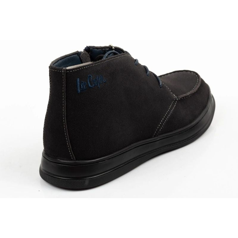 Lee Cooper men's shoes elegant leather ankle boots with zipper
