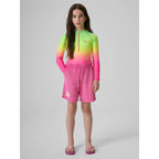 Girls' one-piece swimsuit with UPF50+ filter 4F 4FJRSS26USWSF144-91A