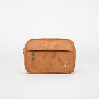 Women's Air Jordan Suede Monogram Camera Bag Cognac - MA9207-X6X