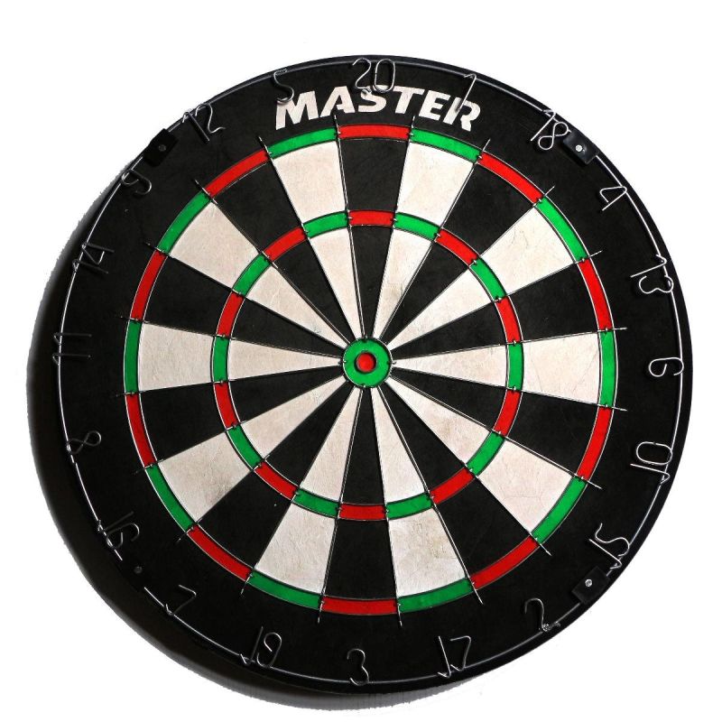 Sisal dartboard MASTER 45 cm 6 darts - MAS-E070 Sporty/Sporty towarzyskie i rekreacja/Dart/Tablice do Darta Your Sports Performance