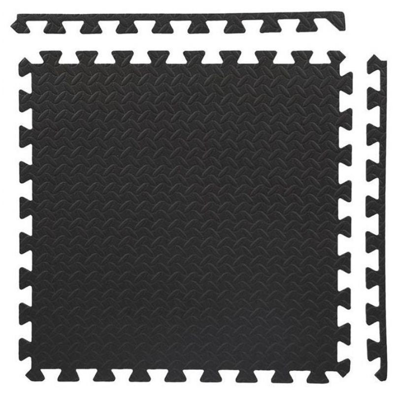 Puzzle mat for sports equipment, light gray, 9 pieces, HMS MP12 In preparation Your Sports Performance