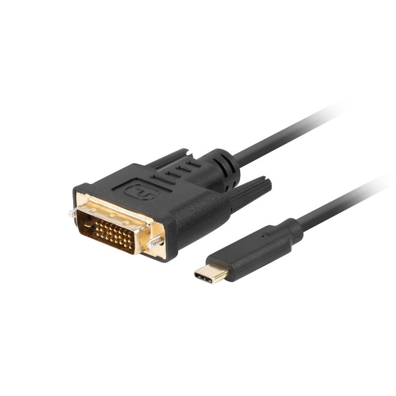 LANBERG CABLE USB-C(M)->DVI-D(24+1)(M) 1.8M BLACK CA-CMDV-10CU-0018-BK In preparation Your Sports Performance