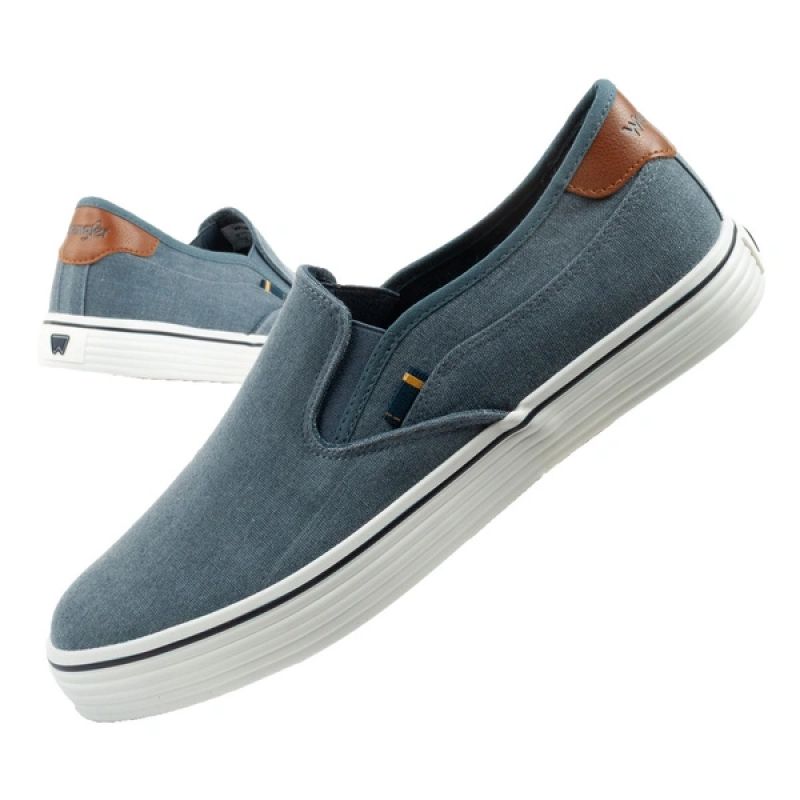 Wrangler Men's Calypso Slip-On Sports Shoes Blue Wrangler