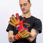 Goalkeeping gloves 4keepers Neo Elegant Neo Lava RF2G S982862 Accessories/Gloves/4keepers Your Sports Performance