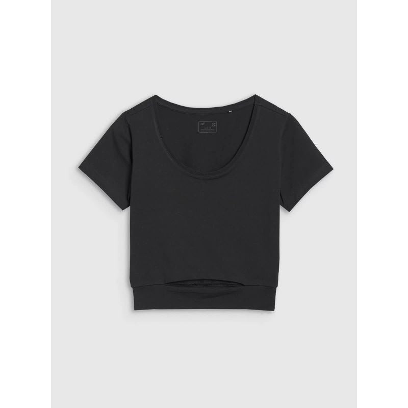 Women's crop top plain T-shirt 4F 4FRSS25TTSHF2695-20S *Kategoria tymczasowa Your Sports Performance