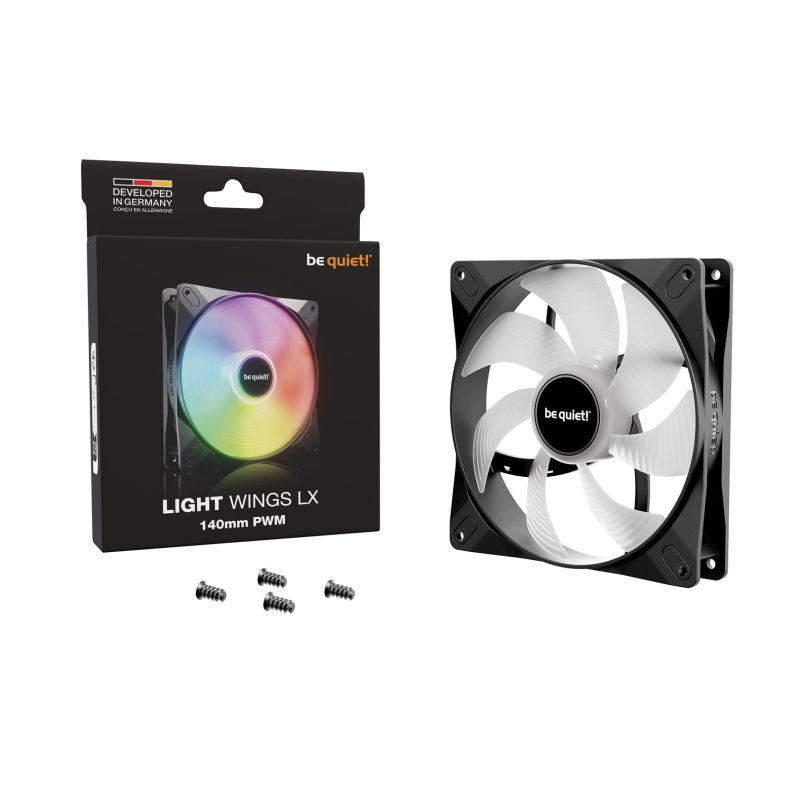 BE QUIET FAN! Light Wings LX 140mm PWM Chłodzenie/Chłodzenie - wentylatory Your Sports Performance