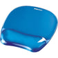 Fellowes CRYSTAL Mouse Pad and Wrist Rest Gel Blue In preparation Your Sports Performance