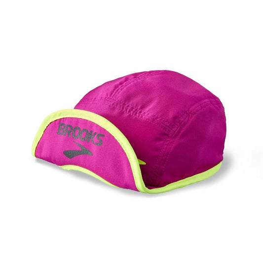 Lightweight Packable Hat 2.0 Pink Unisex Roll-Up Running Cap Import z Brooks/Brooks/Czapki Your Sports Performance