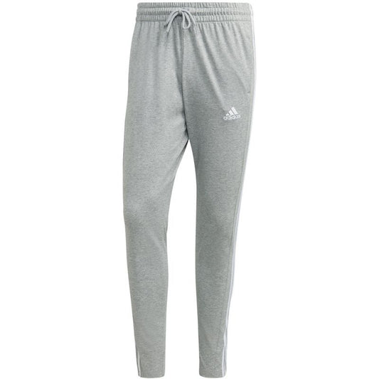 adidas Essentials Single Jersey Tapered Open Hem 3-Stripes M IC0046 pants Clothing/Training Adidas