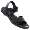Women's black leather sandals Vinceza 26-62303 Vinceza