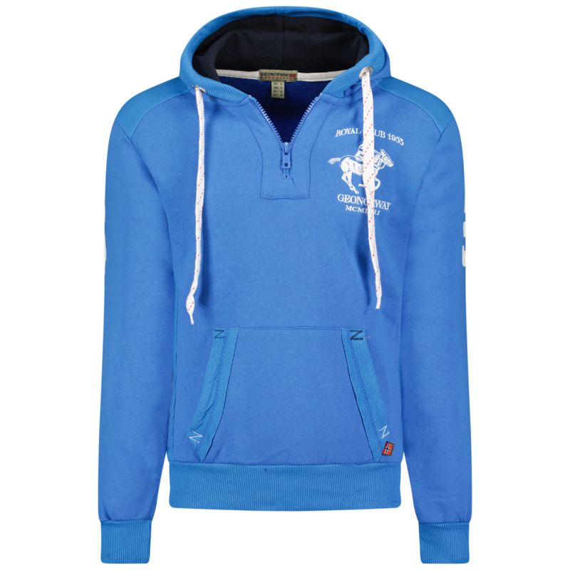 Geographical Norway Folton EO 100 M sweatshirt WW4783H/GNO-Royal Blue Clothing/Outdoor/Geographical Norway Your Sports Performance