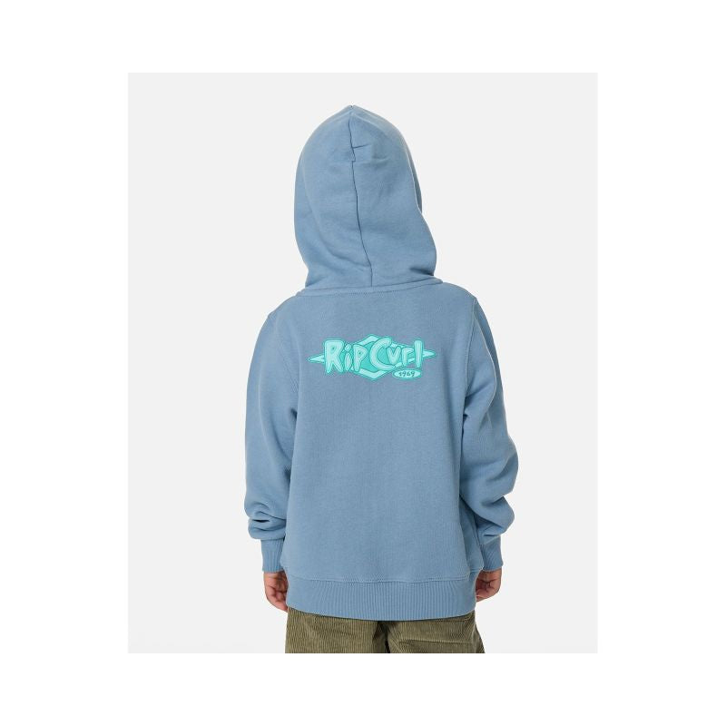 RIP CURL Ride The Wave Z/T Fleece Boy's Sweatshirt - Boy Blue
