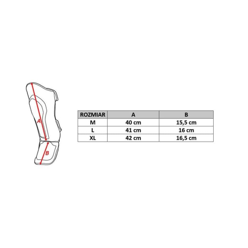 M - Ninja Shin Guards Ochraniacze piszczeli Your Sports Performance