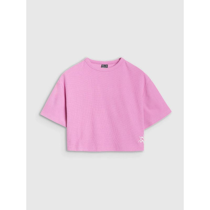 Women's crop top t-shirt 4F 4FWSS25TTSHF1977-54S *Kategoria tymczasowa Your Sports Performance