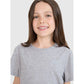 Regular plain girls' T-shirt 4F 4FJWSS25TTSHF2177-27M *Kategoria tymczasowa Your Sports Performance