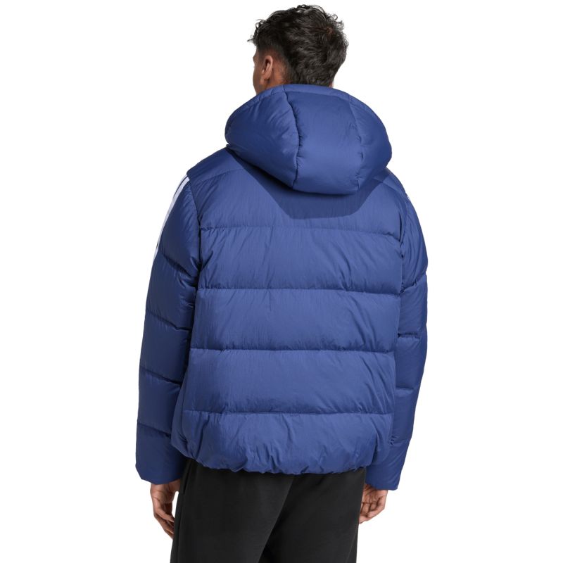 Men's adidas Ess 3S PD HD J jacket navy blue JX7799 In preparation Adidas