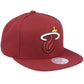 Mitchell &amp; Ness NBA Miami Heat Top Spot Snapback Hwc Heat HHSS3256-MHEYYPPPMARO Clothing/Basketball/Mitchell & Ness Your Sports Performance