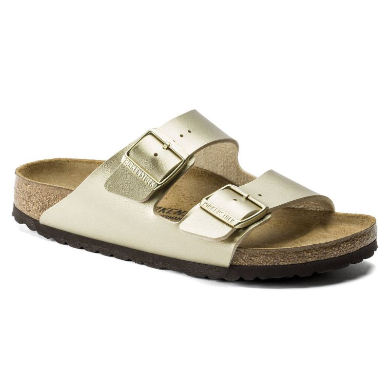 Birkenstock Arizona Birko-Flor Gold Women's Slides Regular Wide (1016110) Footwear/Lifestyle/Brinkenstock/Klapki/chodaki Birkenstock