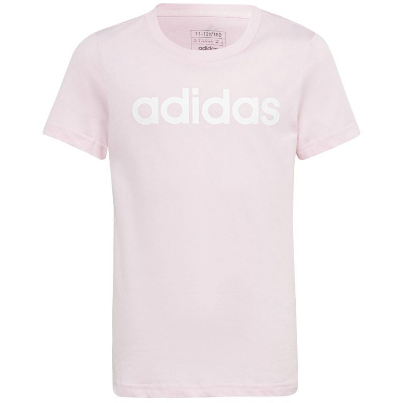 Essentials Linear Logo Cotton Slim Fit Tee Jr IC3152 Clothing/Lifestyle/T-shirts Your Sports Performance