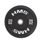 HMS BLACK BUMPER Olympic plate 25 kg BBR25 Accessories/Training equipment Your Sports Performance