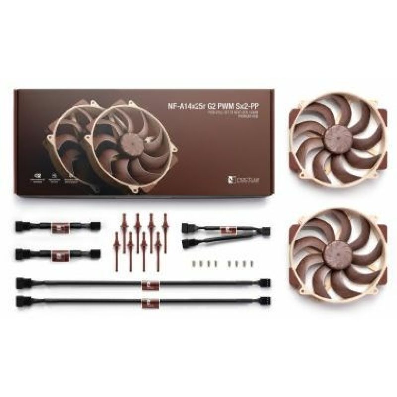 NOCTUA 140mm NF-A14x25r G2 PWM Sx2-PP Fans Chłodzenie/Chłodzenie - wentylatory Your Sports Performance