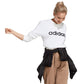 adidas Essentials Linear French Terry W sweatshirt IC6879 Clothing/Lifestyle/adidas Adidas