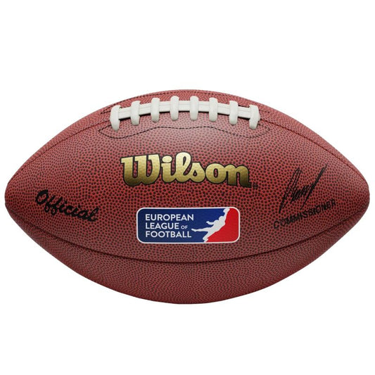 Wilson European League Mini Replica Ball WF4013801XB Brown 6 Accessories/Balls/American Football Your Sports Performance
