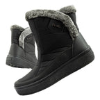 Easy Way winter boots snow boots women's ankle boots insulated fashionable zipper Your Sports Performance