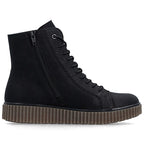 Women's insulated platform ankle boots black Rieker Y4308-00