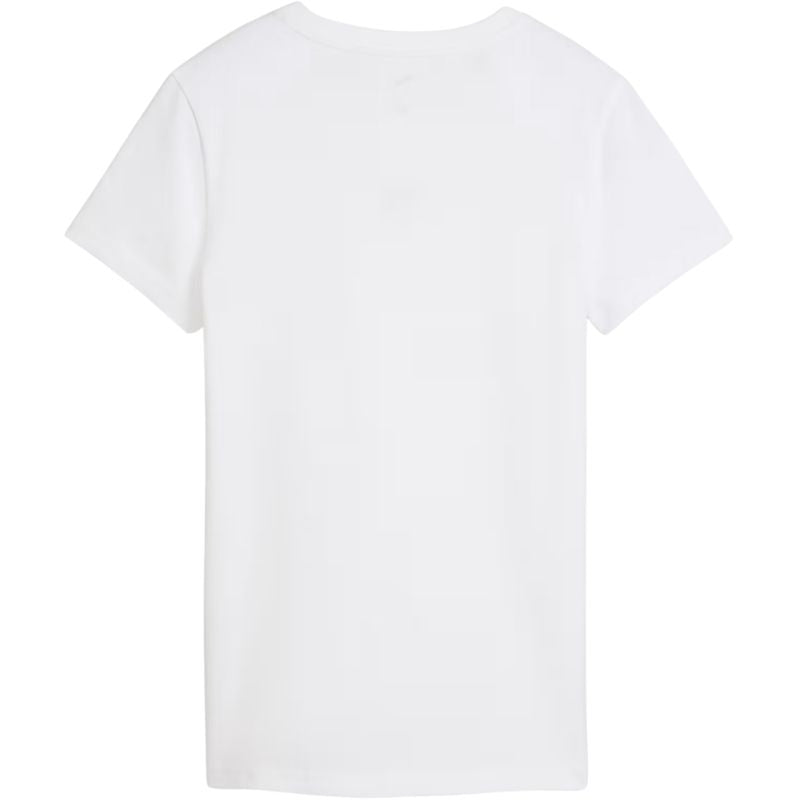Puma Ess Centered Cat Logo Tee Women's White 692916 02