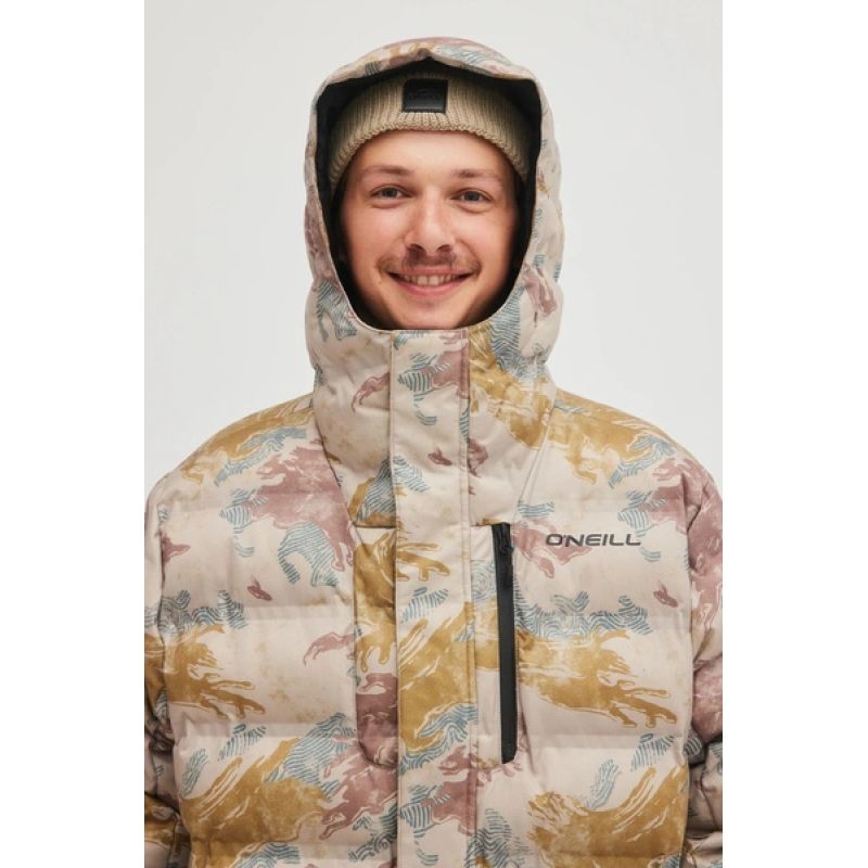O'neill Men's Winter Sports Jacket Xtrm Mountain Snowboard Ski 5K Beige To be categorized Your Sports Performance