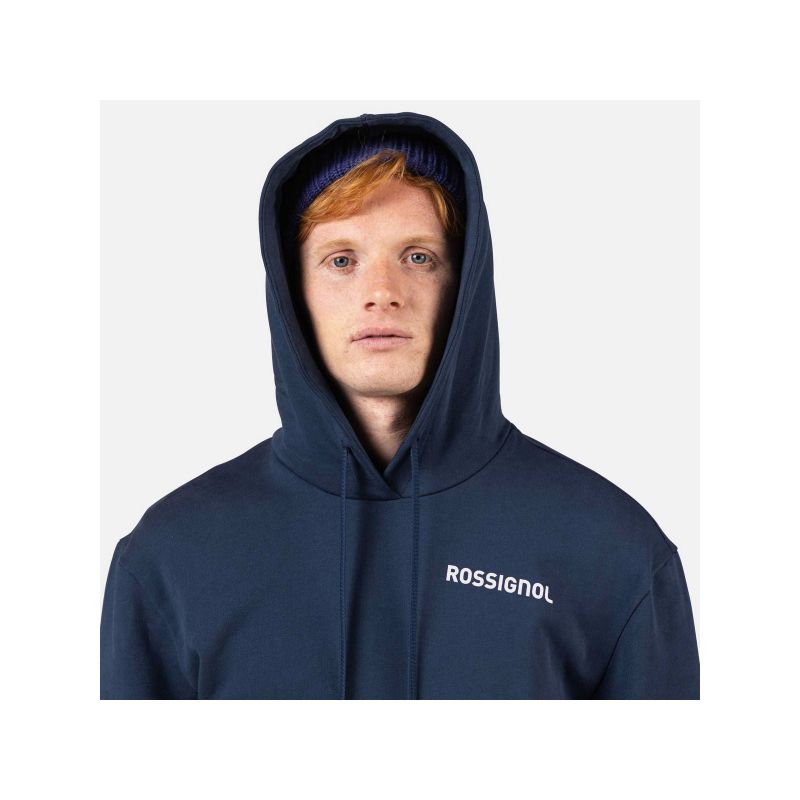 Men's sweatshirt ROSSIGNOL WATERFALL H RELAX SWEATSHIRT navy blue