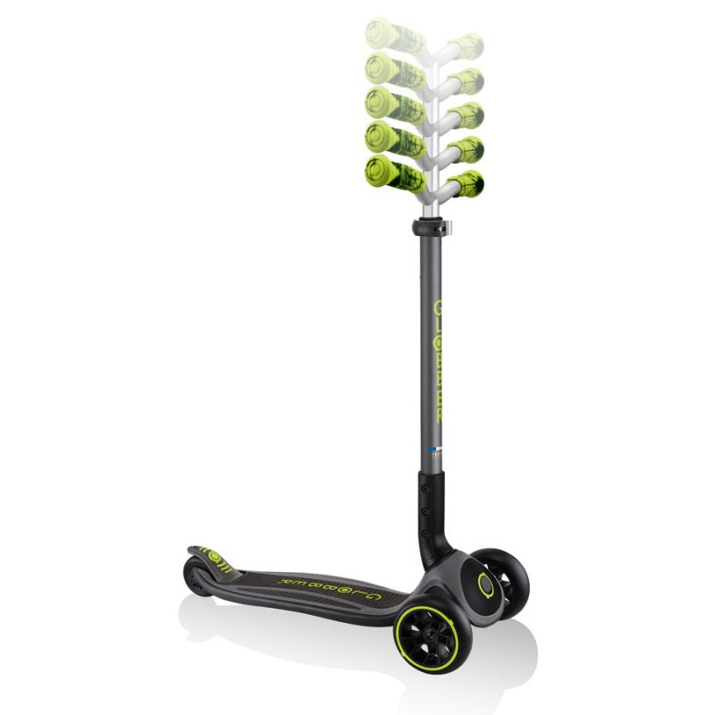 Globber Master Prime 3-Wheel Scooter / Black - Lime Green 664-106 Accessories/Skating/Hulajnogi Your Sports Performance