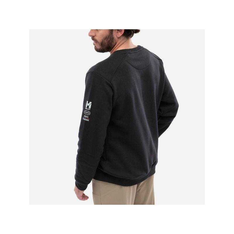 Men's MILLET Cdg Chamonix Swt Crneck M Sweatshirt, black