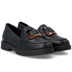 Women's black lords shoes Rieker 45553-00