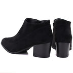 Women’s short heeled ankle boots, black, M.Daszyński MR2624-2