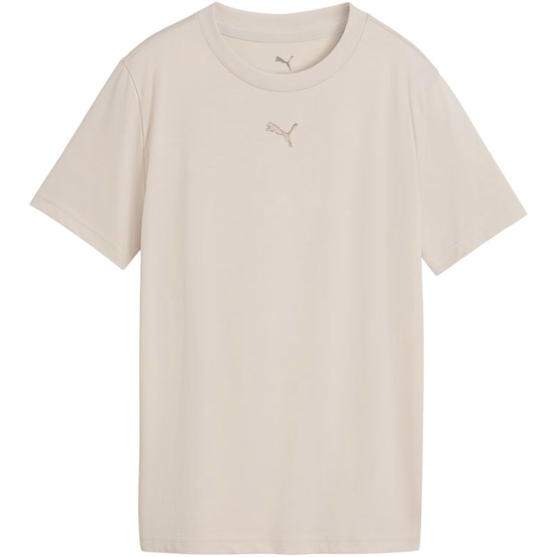 Puma ESS Centered Cat Logo Tee Beige 692972 82
