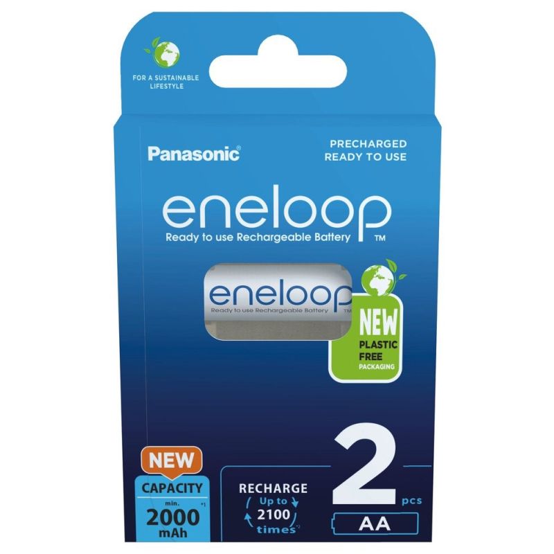 PANASONIC ENELOOP AA 2000mAh 2 pcs Baterie, akumulatorki i ładowarki/Akumulatorki Your Sports Performance