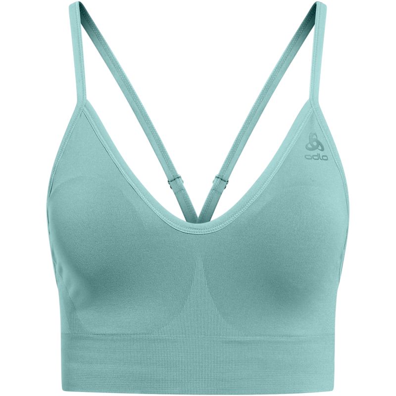 Women’s ODLO Padded Seamless Soft 2.0 Sport Bra, blue