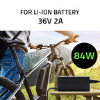 QOLTEC ELECTRIC BIKE BATTERY CHARGER 36V | 42V | 2A | 5.5*2.1 Zasilacze dedykowane/Zasilacze do pozostałych urządzeń Your Sports Performance