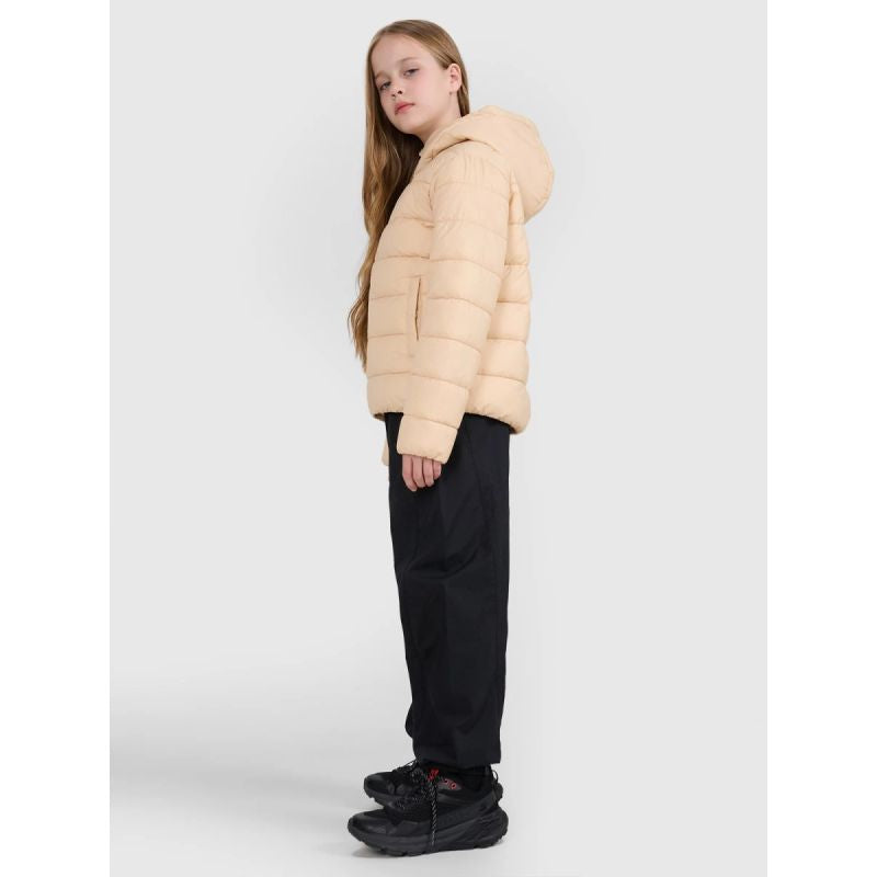 Girls' down jacket with synthetic filling 4F 4FJRAW25TDJAF0816-83S Clothing Your Sports Performance